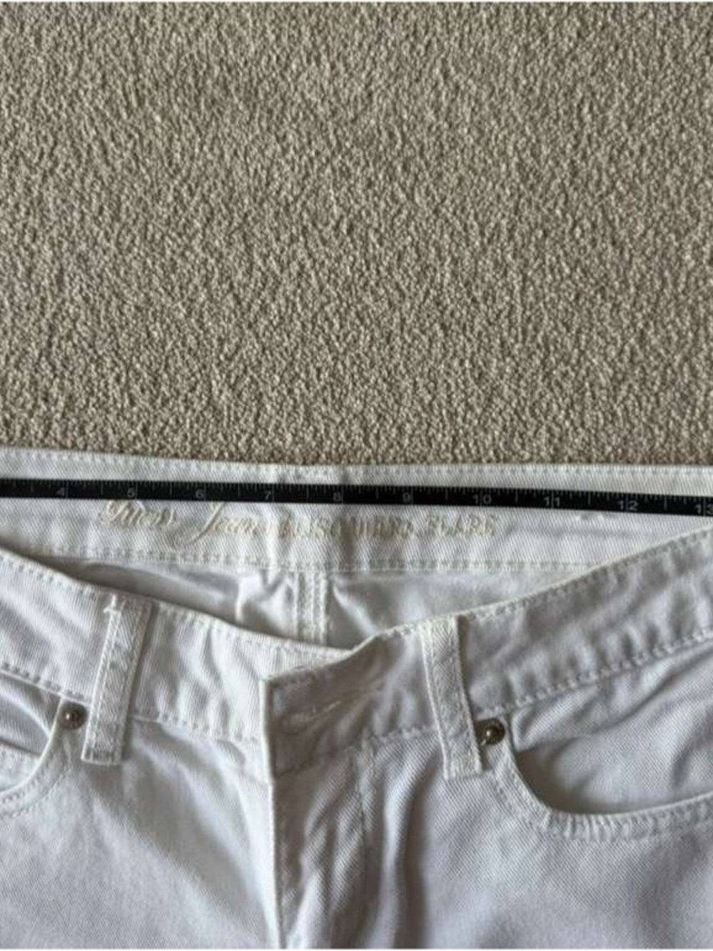 Guess Classic White Denim Jeans y. - Picture 6 of 7